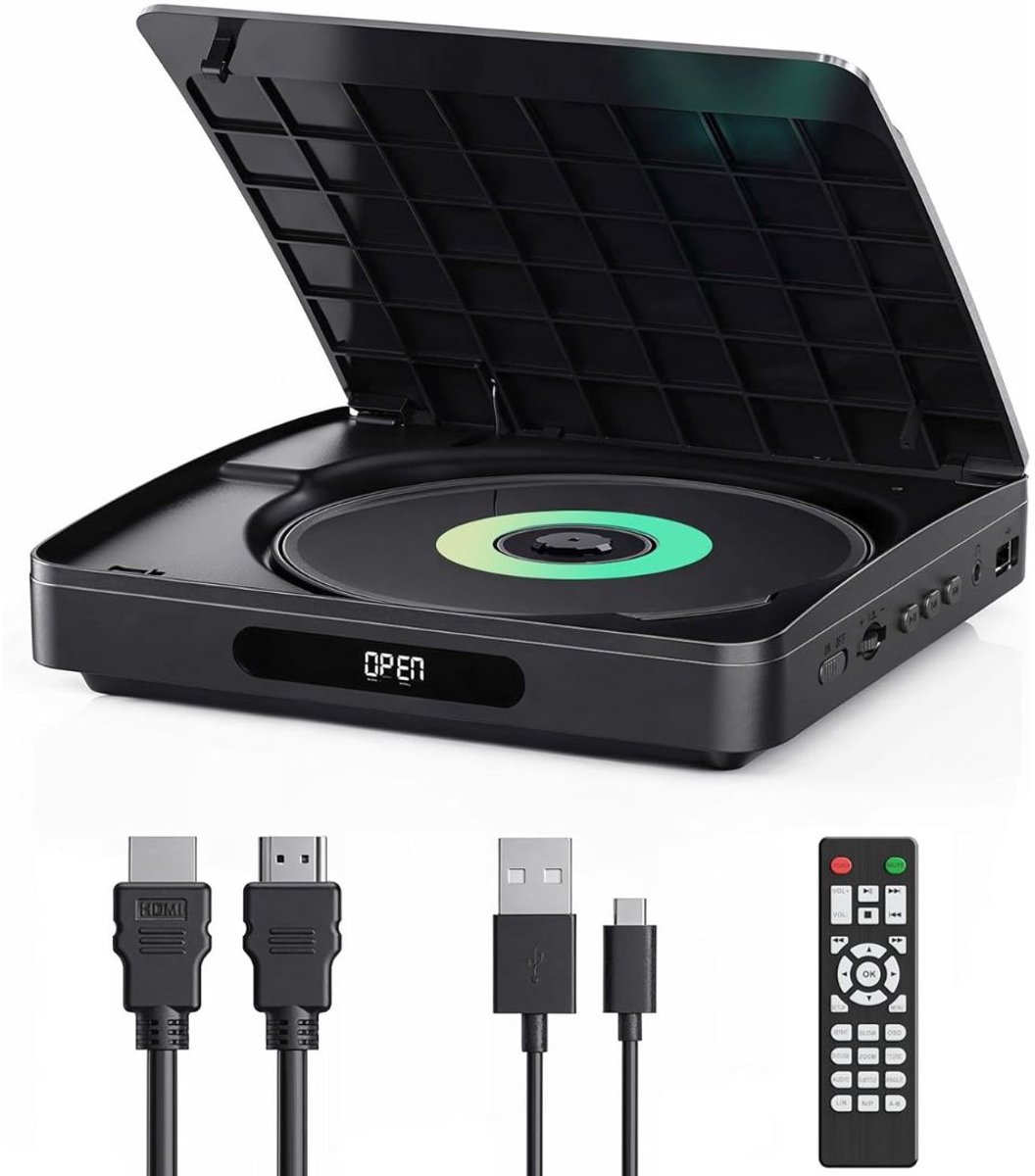 DailySupplies® DVD Speler met HDMI - Externe DVVD Speler - Zwart