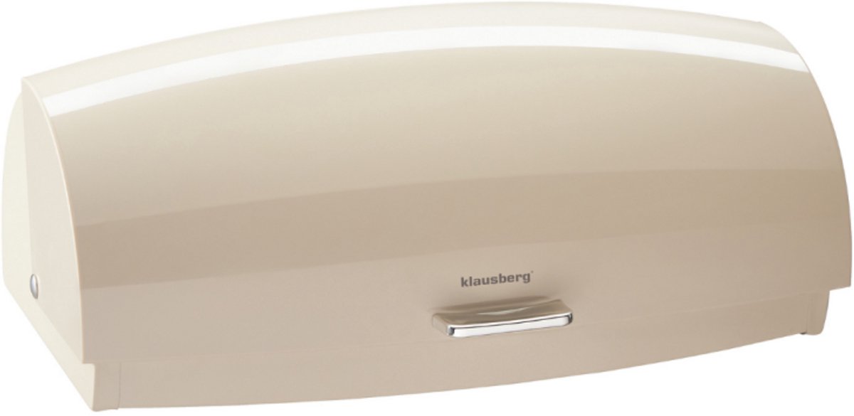 Klausberg 7932 - Broodtrommel - Beige - 45 x 28.5 x 17 cm - Metalen body