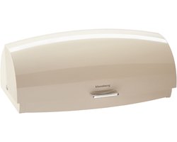 Klausberg 7932 - Broodtrommel - Beige - 45 x 28.5 x 17 cm - Metalen body