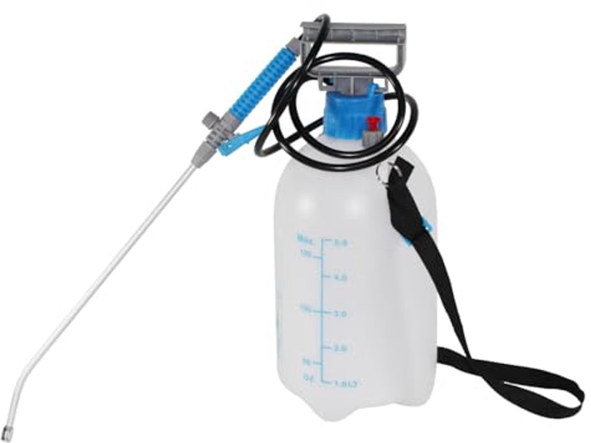 5 Liter Drukspuit voor Tuin en Plantenverzorging - Ideaal voor Ongediertebestrijding en Reinigen