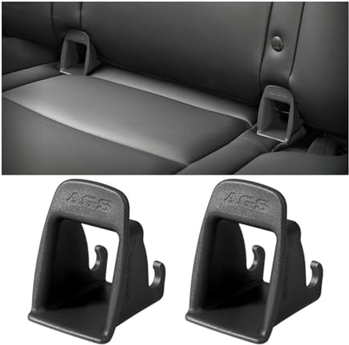 Image of 2 Stuks Kinder Autostoel Montagebeugel - Veiligheid en Comfort voor Uw Auto