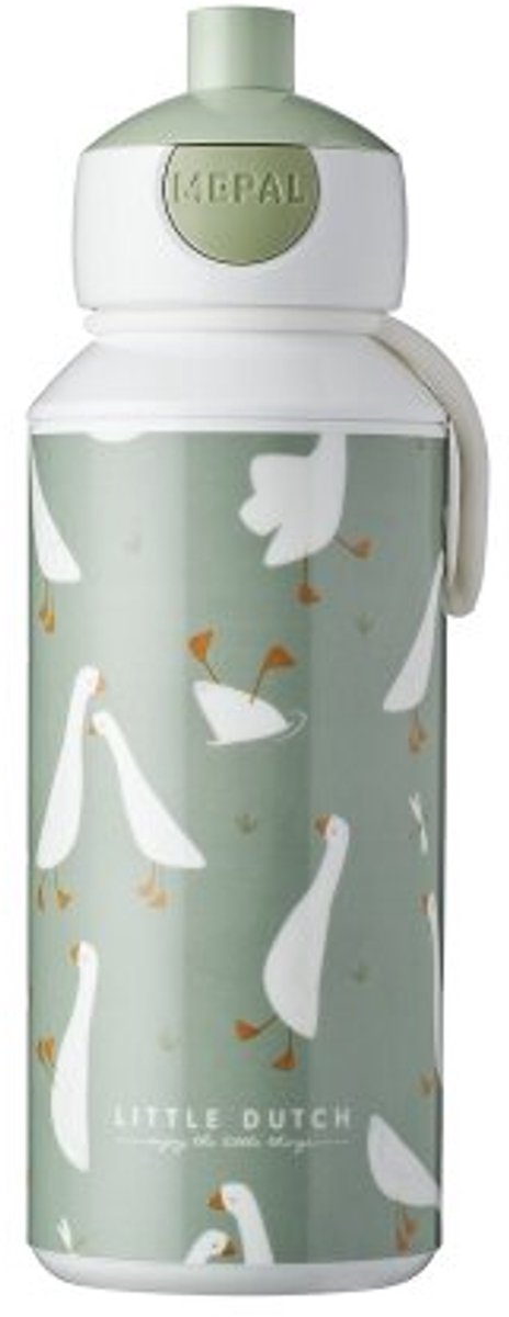 Bol.com Mepal Pop-up drinkfles Campus - 400 ml - Sluit goed af - Drinkbeker voor kinderen - Little Goose aanbieding