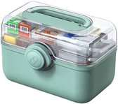 Home & Marker - Multi-Level Opbergbox Met Meerdere Compartimenten - Organizer Koffer 28x19x16cm - BOKSARA