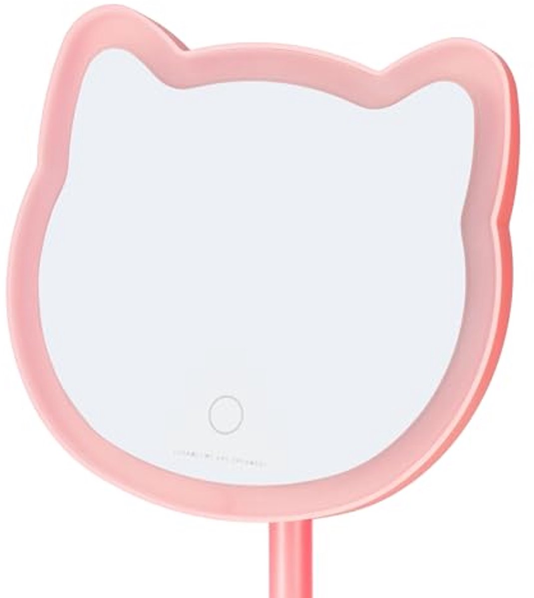 Make-upspiegel met licht in kattenvorm - Verstelbare helderheid en helling, USB of batterij