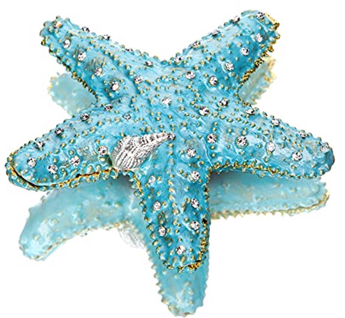 Juwelendoos Zeester Sieradenhouder - Geëmailleerd en Handgeschilderd Decoratief Accessoire
