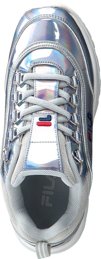 Fila Meisjes Sneakers Strada Low Kids - Zilver - Maat 34 | Bestel nu!