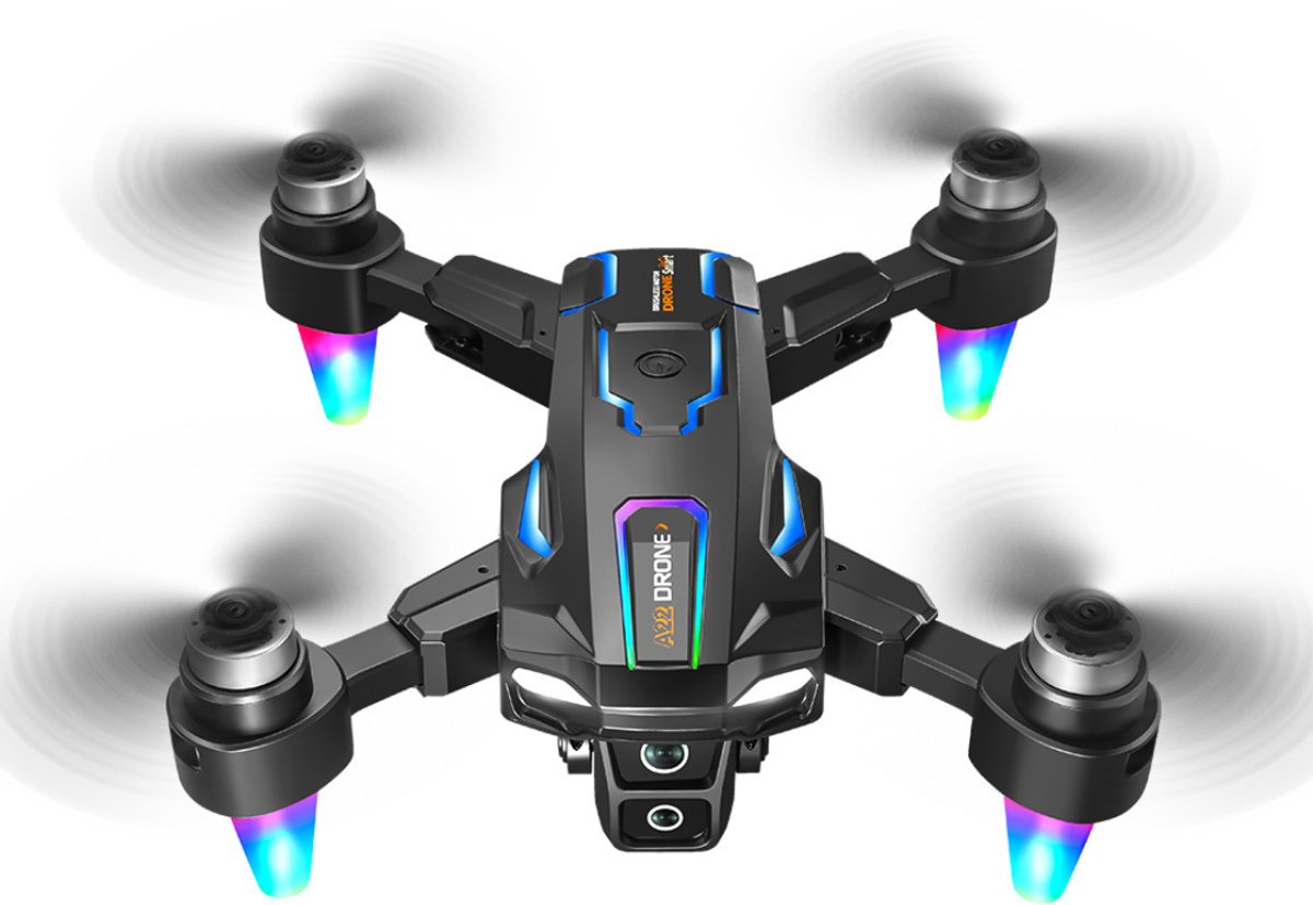 F184 Drone met 4K Camera Yar - Drone met Camera voor Buiten/Binnen - XL Drone- Obstakel ontwijking!- Drone voor Kinderen/Volwassenen – Inclusief Opbergtas & 1 Extra Accu- Obstakelsensor!-Zwart