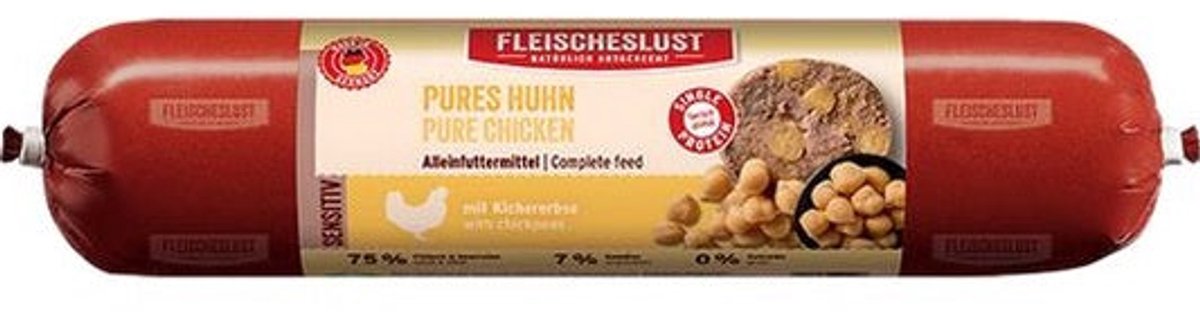 Fleischeslust Fleischeslust Sensitiv 800g | Pures Huhn mit Kichererbse