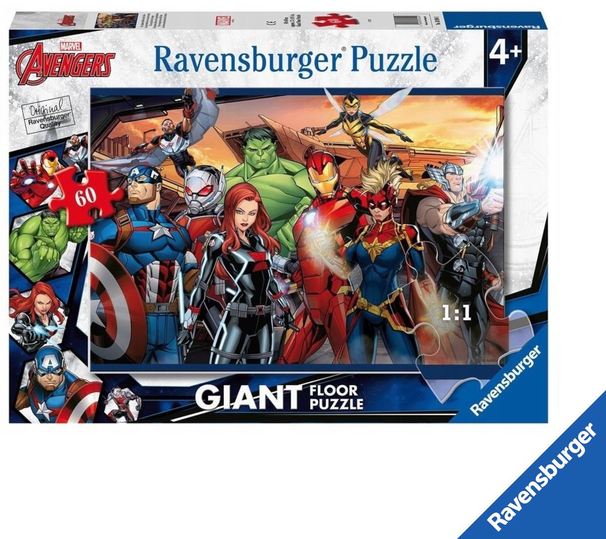 Ravensburger Puzzel 60 Stuks Gigant Avengers Marvel Educatief Speelgoed