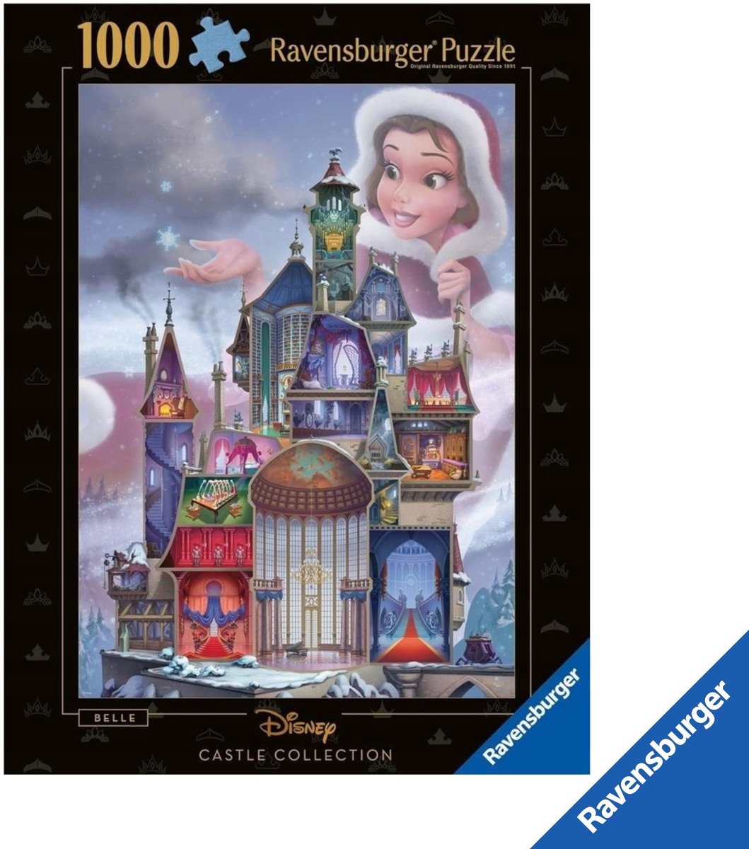 Ravensburger Disney Bella 1000 elementai dėlionė