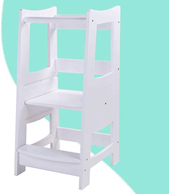 Hondenhelling met veiligheidsrelingen, voor grote honden tot 90 kg, in hoogte verstelbare hondentrap voor bedden tot 94,5 cm, breedte 49,5 cm, inklapbaar, anti-slip greep, berkenhout, naturel