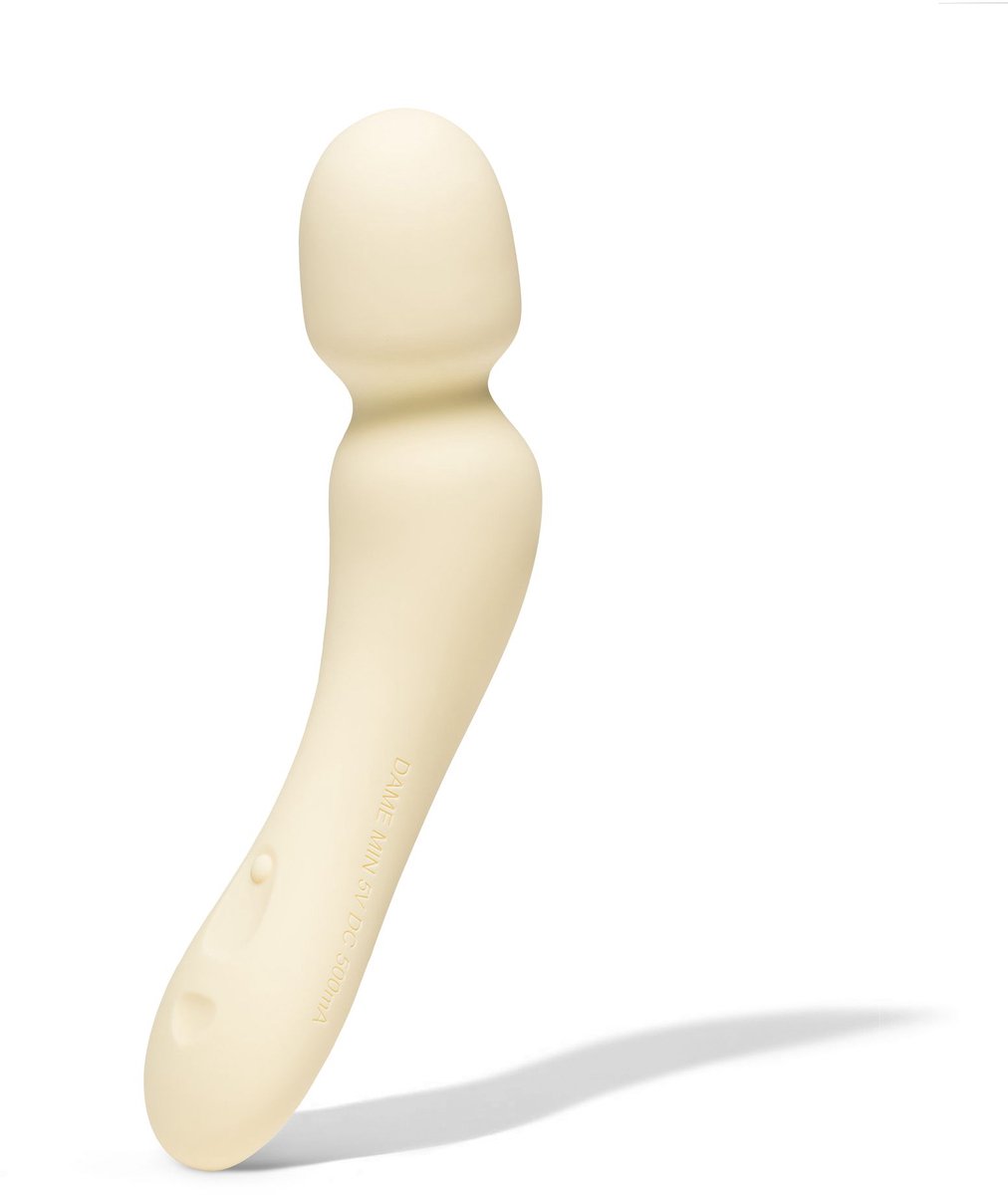 Dame – Min Mini Wand Vibrator – Butter