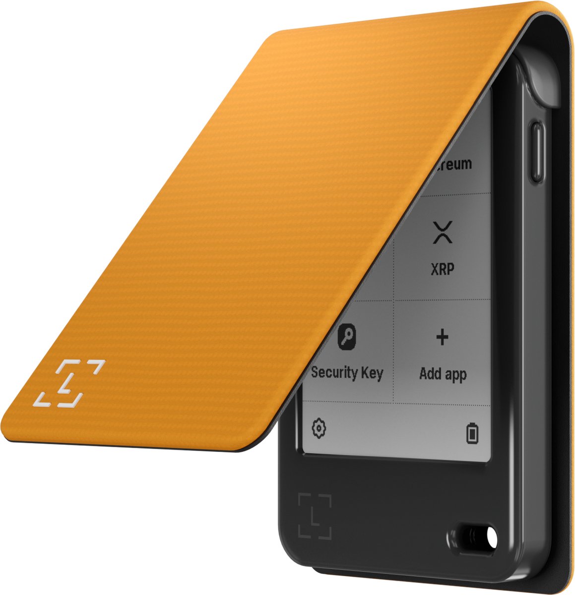 Ledger Nano Gen 5 Magnet Folio - Bitcoin Orange