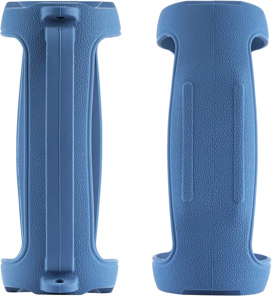 Beschermhoes geschikt voor JBL Charge 5 Bluetooth Speaker - Met Draaghendel, Draagriem en Karabijnhaak - Meerdere Kleuren - Navy Blauw - Schokbestendig - Krasbestendig - Siliconen - Hoesje - Case - Bescherming van Merkloos — afbeelding 5