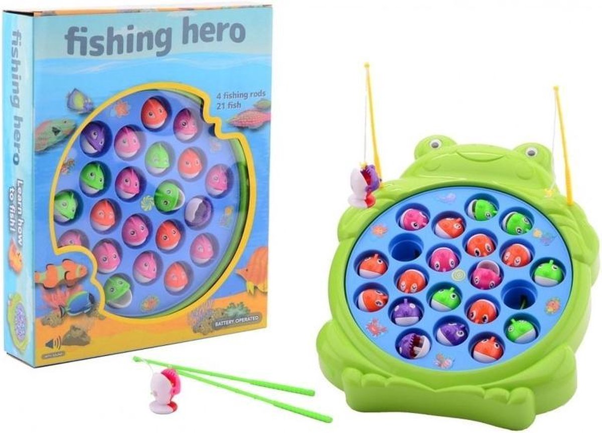 Hengelspel/visvang spel voor kinderen - Fishing Hero Visspel speelgoed | bol.com