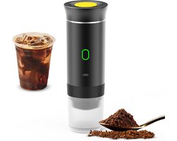 Capsule Koffiezetter - Draadloze Espresso Machine - 15 Bar Druk & 7500mAh - Automatisch 92°C Verwarming - Compact en Portable - Voor Reizen en Kamperen