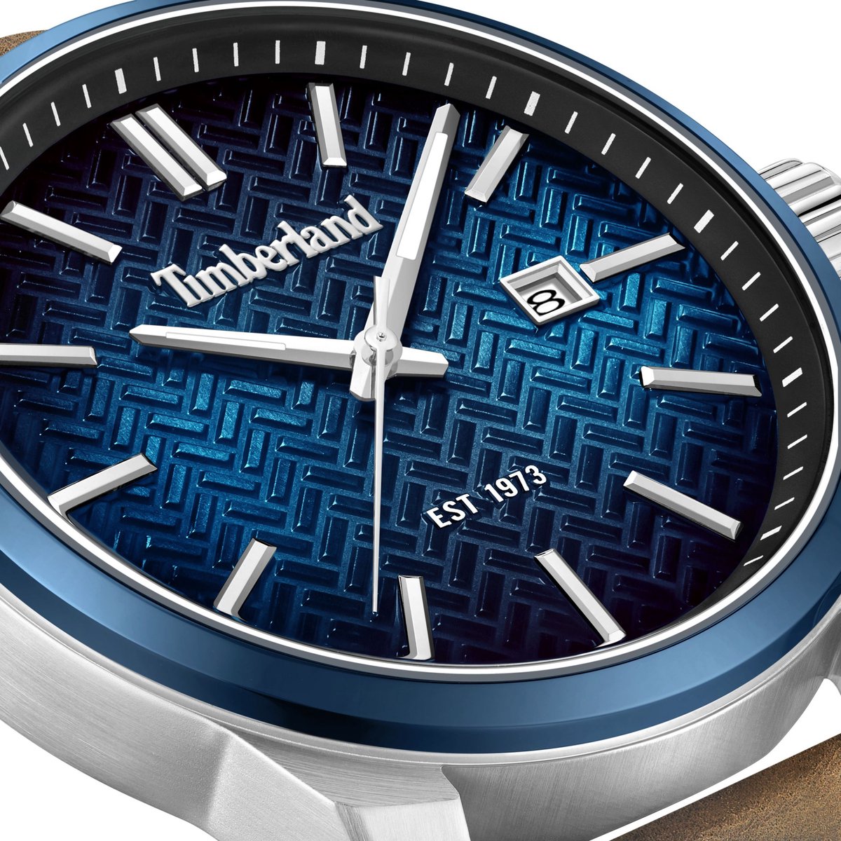 Datum horloge Henniker II Blue - Brown