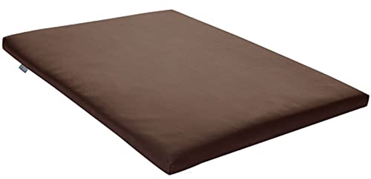 FORTISLINE Hondenmat, hondenbed, Capri (XL - 120cm x 90cm, bruin)