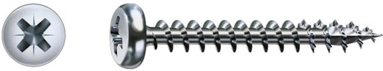 Enkele FADIX schroef met kruiskop en scherpe punt, 3,5 x 9,5 mm.