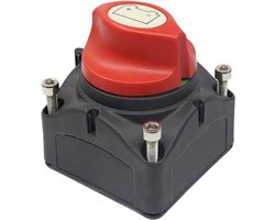 Hoofdschakelaar 12V/24V - Accuschakelaar 300A - 68x68x74mm - Batterijschakelaar voor Boot & Voertuig
