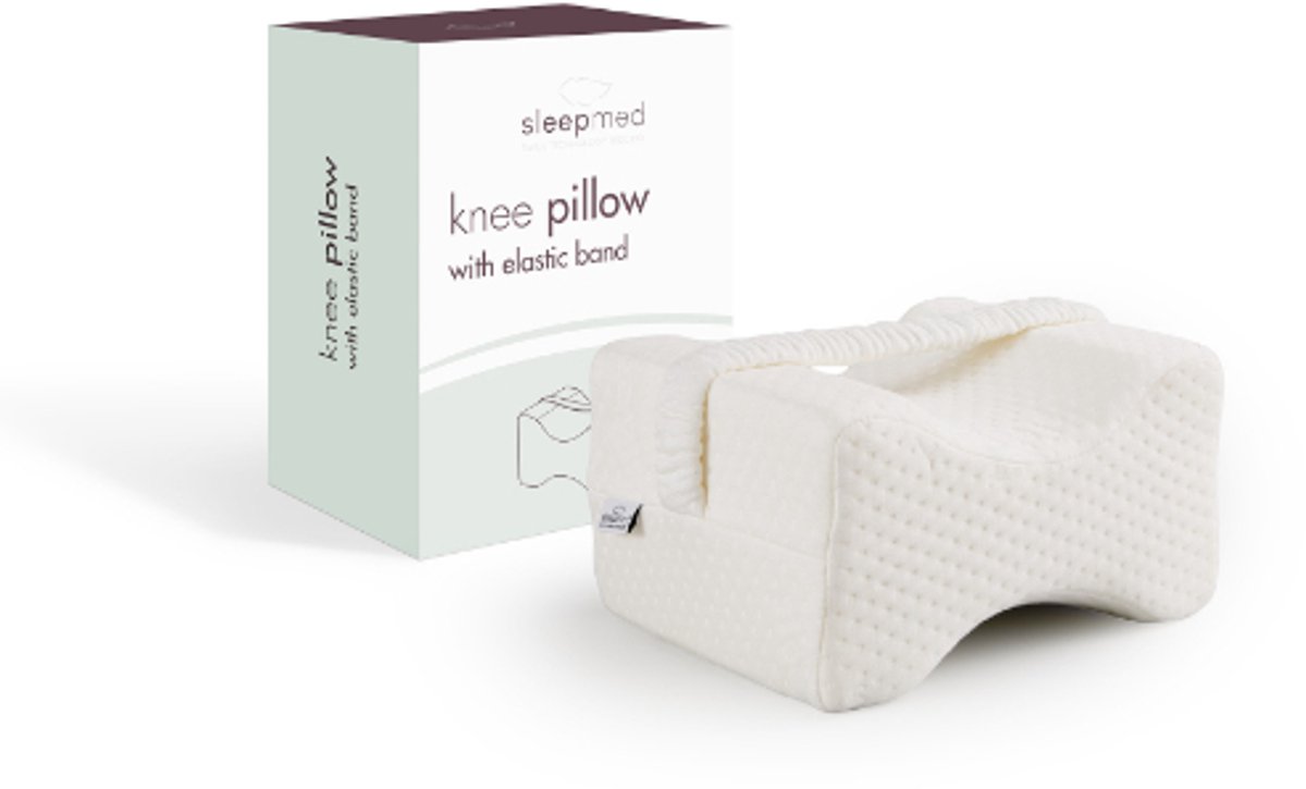 Ergonomisch Kniekussen- en Beenkussen met Band – Zijslapers - Comfortabel Slaapkussen voor een Betere Nachtrust