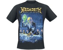 Megadeth Rust in peace Heren T-shirt - zwart - L