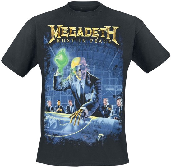 Megadeth Rust in Peace Heren T-shirt - zwart - L