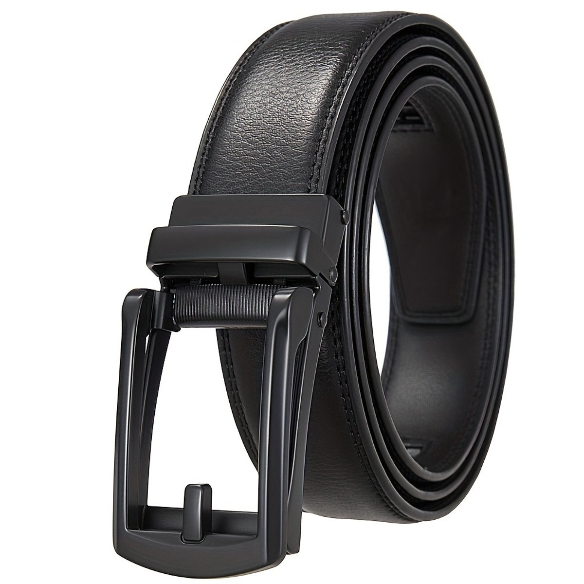 Livé® Heren Leren Riem – Automatische Gesp – Zwart & Bruin