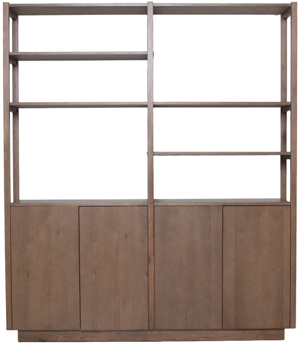 DÉJA Living Wandkast Levi Bruin Hout - 180x38x210cm