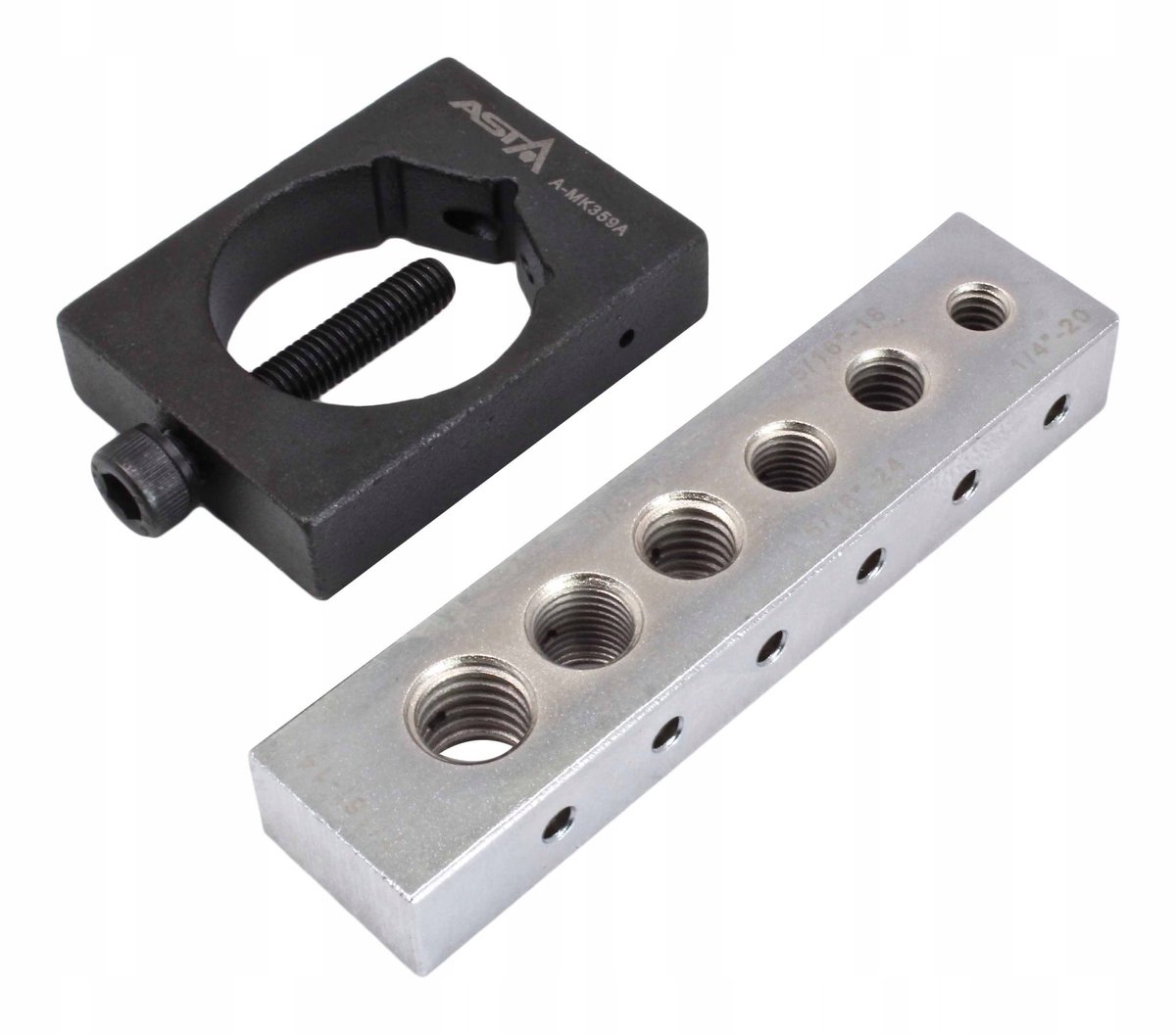 Asta Schroefdraad Tap & Moer Boor Hulpstuk Set Inch