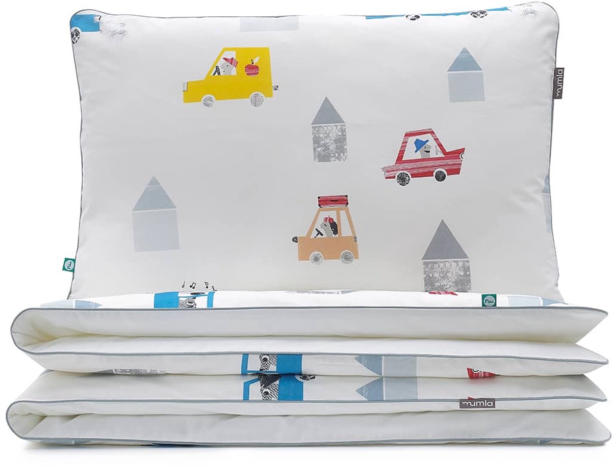 MUMLA Kinderbedden Auto's 160x200 cm - 100% Catoon