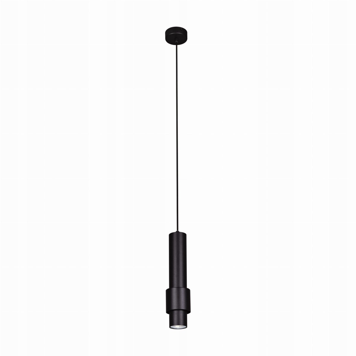 Kaja ROTO Zwarte Hanglamp GU10 - Moderne stijl, 1 lichtpunt