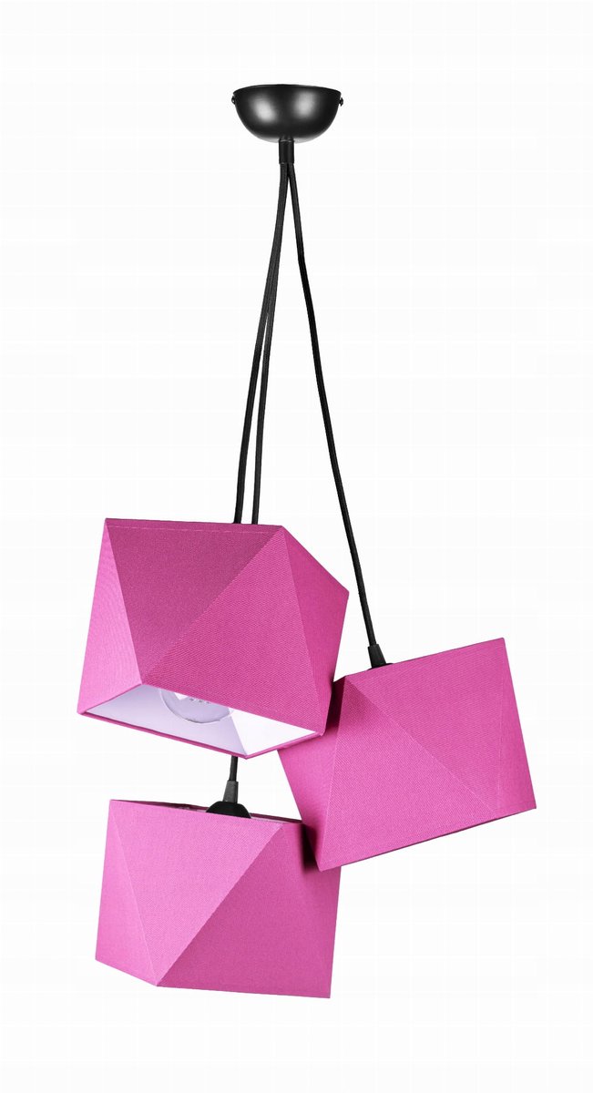 Driepersoons Hanglamp Roze - Stijlvol en Modern