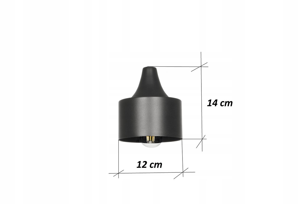 Komat Tornado Hanglamp Zwart E27 - Stijlvolle Verlichting
