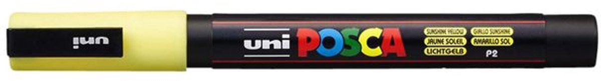 Paintmarker uni posca pc3m f zonnegl | 6 stuks