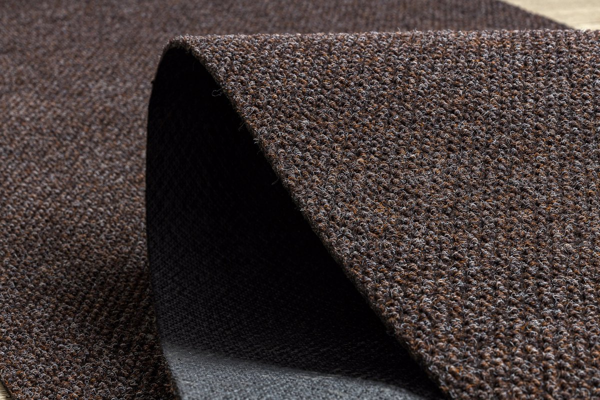 Vigor Antislip Deurmat 200x410 cm - Bruin - PP - Binnen/Buiten