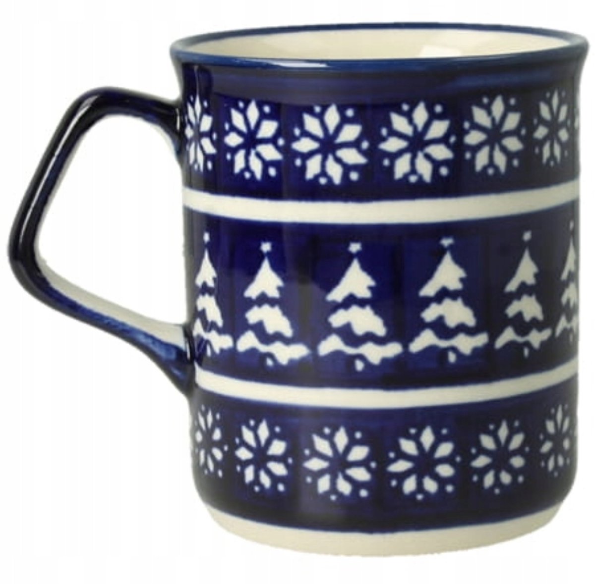 Bolesławiec Keramiek Mok 250ml - Handgesigneerd Artistiek Decor DEK243Art