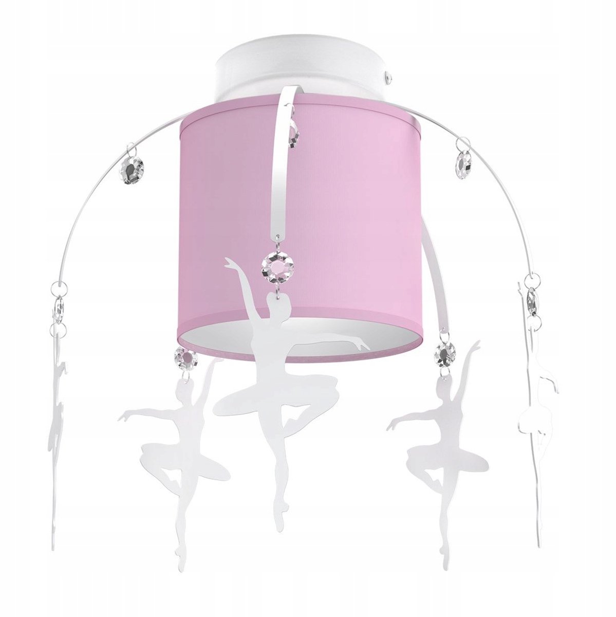 Milagro Kinder Wandlamp Baletnica Roze E27 32cm