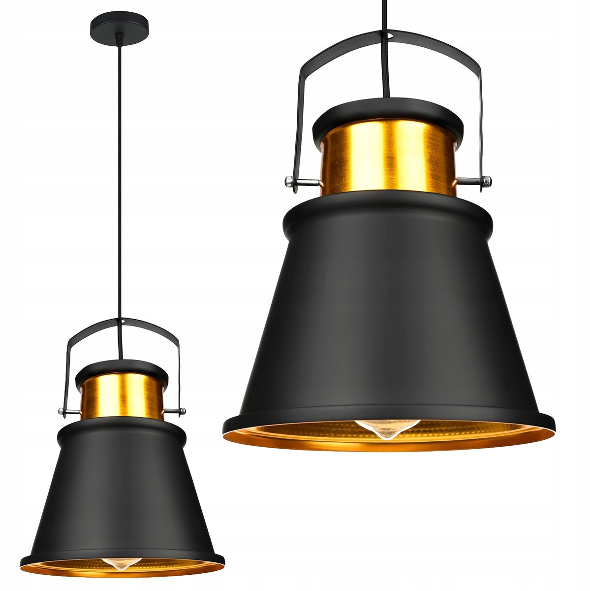 Loft Hanglamp Zwart E27 - Stijlvolle Verlichting voor Woonkamer