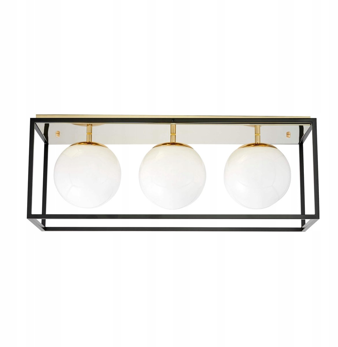 Maldini Plafond Goud Wit 3xE27 40W - Stijlvolle Wandlamp