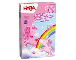 foto van Haba Eenhoorn Flonkerglans Flonkerbingo - Gezelschapsspel voor 2-4 spelers - 3+ jaar