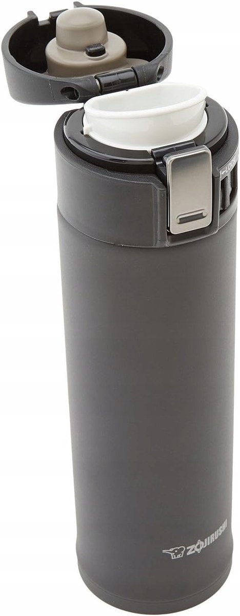 Zojirushi Thermosbeker RVS Zwart 360ml - Ideaal voor Onderweg — afbeelding 4