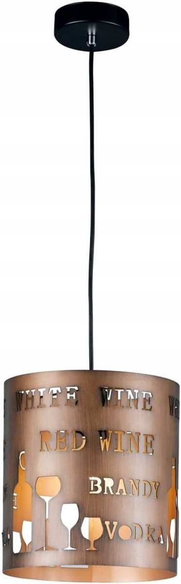 WOFI Hanglamp 6184.01.58.6250 - Mental, Capacino, E27