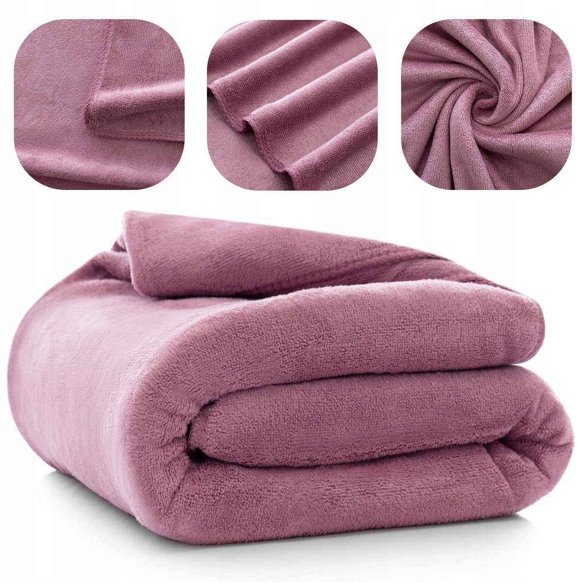 Iben Sneldrogende Microvezel Handdoek 50x90cm Paars