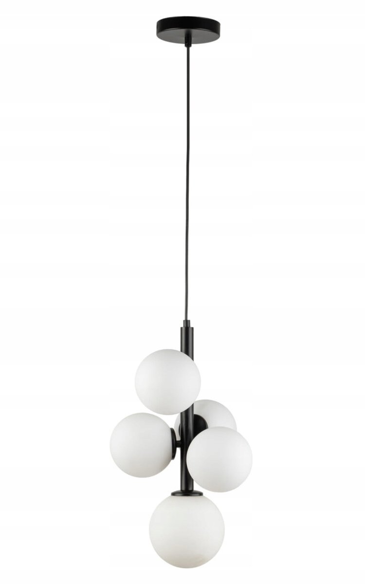 Sigma Perla 5 Zwarte Lampy Wiszące Sufitowe