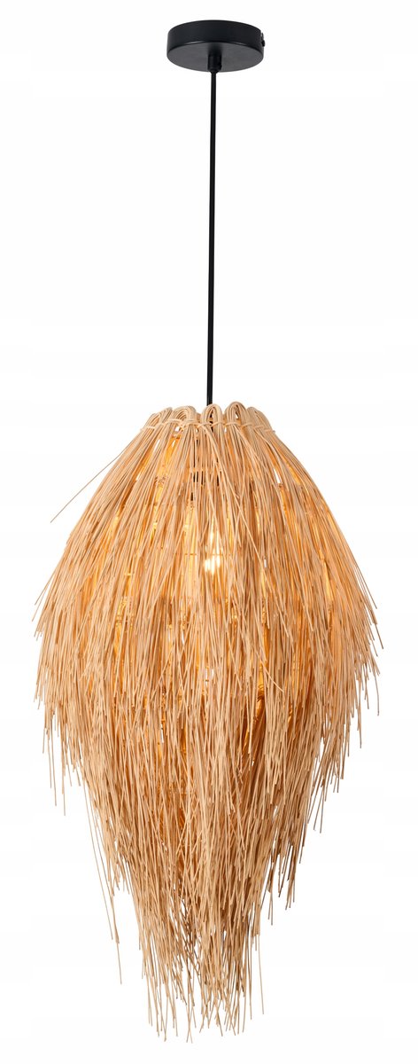 Noar Hanglamp Rotan Bruin E27 40W - Sfeervolle Verlichting