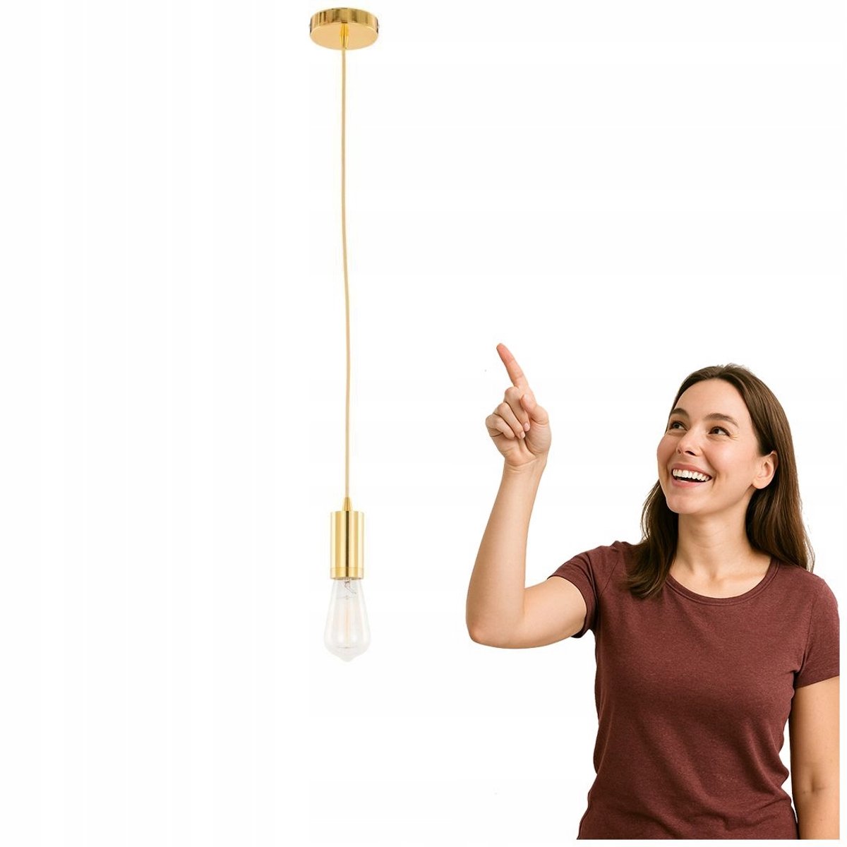 Moderne Gouden Hanglamp E27 - Stijlvol en Elegant