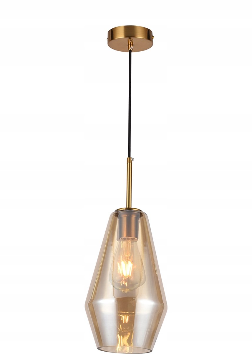 GTV LIME 2 Hanglamp Goud Glas E27 IP20