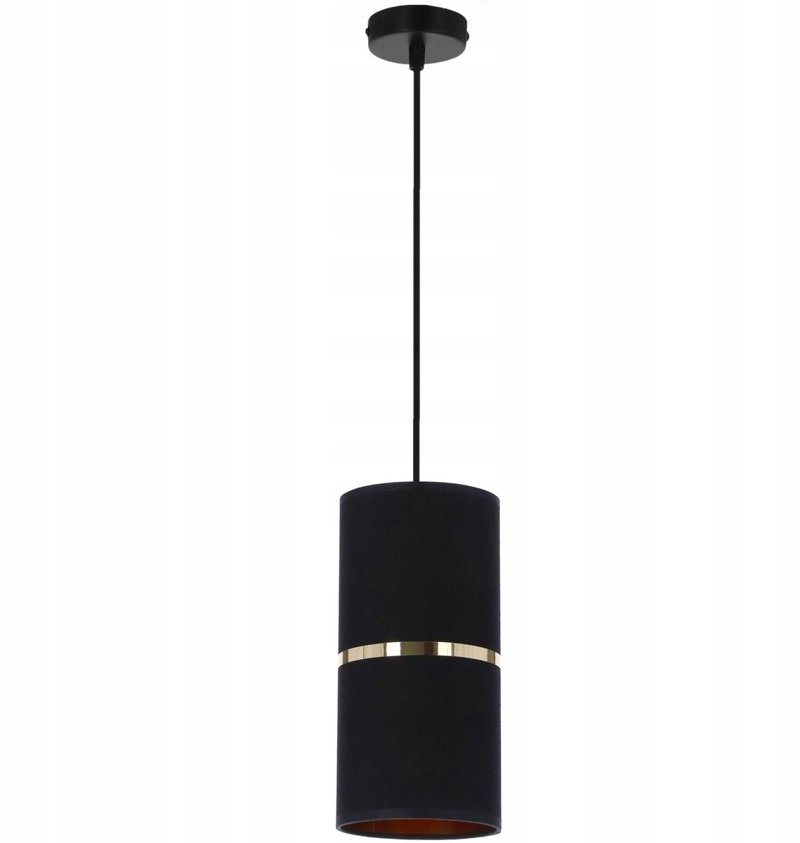 Hanglamp Gina Zwart Goud E27 1x60W Candellux
