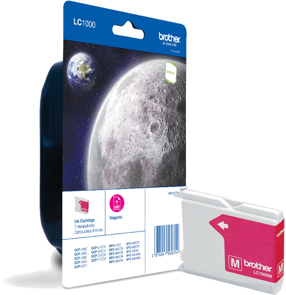 Brother LC-1000MBP Blister Pack inktcartridge Origineel Magenta